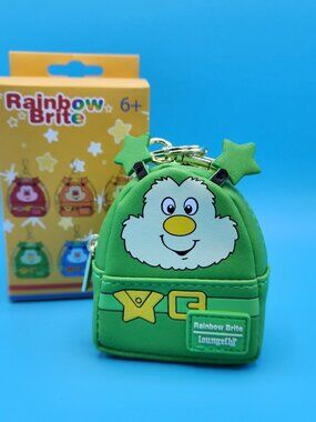 Loungefly Rainbow Brite Rainbow Sprites Green Blind Box Mini-Backpacks Charm NEW